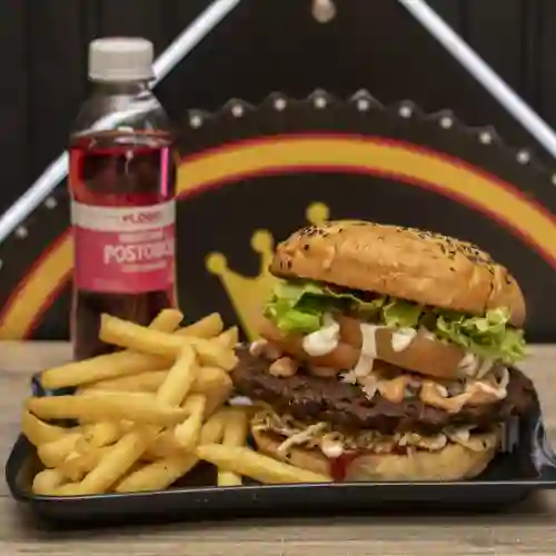Combo Callejera + Papas + Bebida