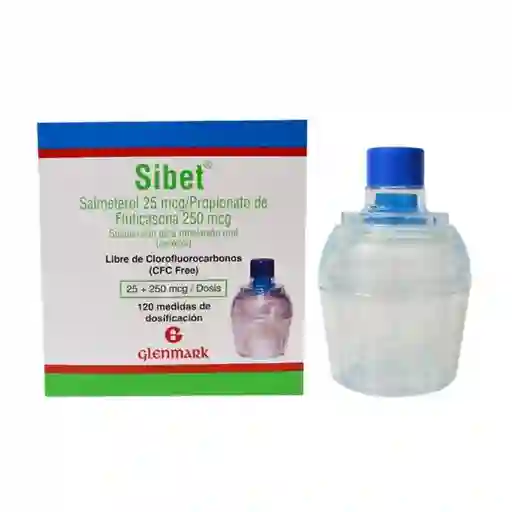 Sibet Suspensión Inhalación Oral (25 mcg/250 mcg) 120 Dosis