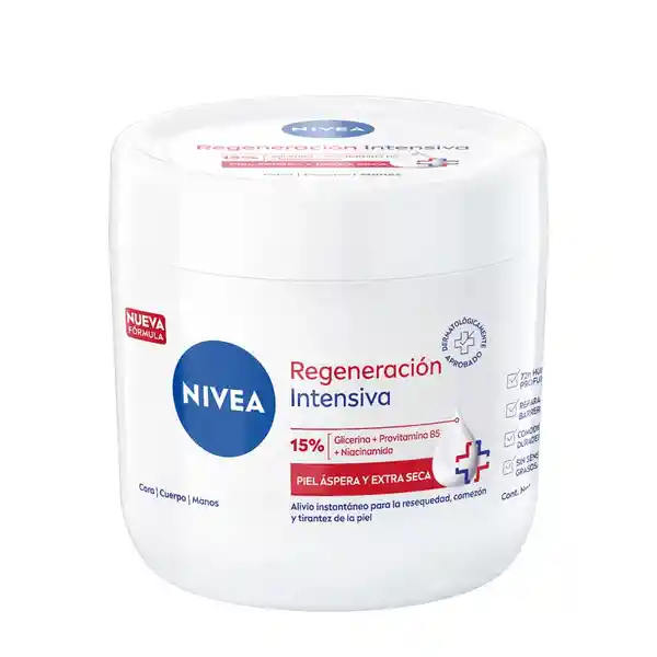 Nivea Crema Corporal Regeneración Intensa Piel Seca