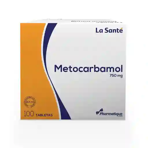 Metocarbamol La Santé Comprimido 750 mg