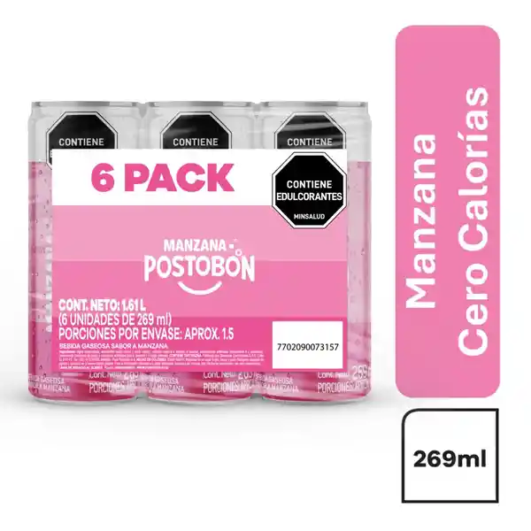 Postobon Gaseosa Manzana Cero