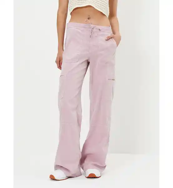 Pantalón Mujer Morado Talla 6 Regular American Eagle