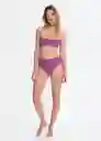 Top Bikini Mariona Morado Talla XS Mujer Mango