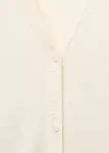 Chaleco Luka Crudo Talla M Mujer Mango