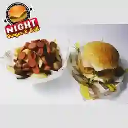 Combo 5 Salchipapa Hamburguesa