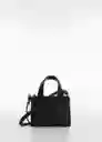 Bolso P Kim Negro Talla 99 Mujer Mango