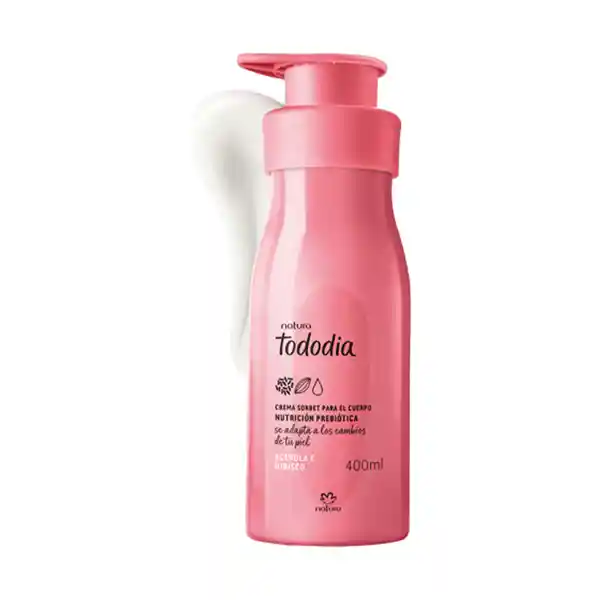 Crema Sorbet Nutritiva Para el Cuerpo Acerola y Hibisco Tododia