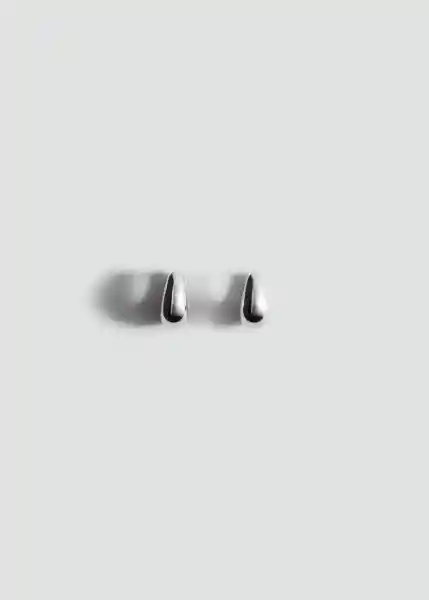 Pendientes Simon Plata Talla 99 Mujer Mango