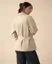 Chaqueta Crudo Beige Claro Talla M 621G002 Esprit