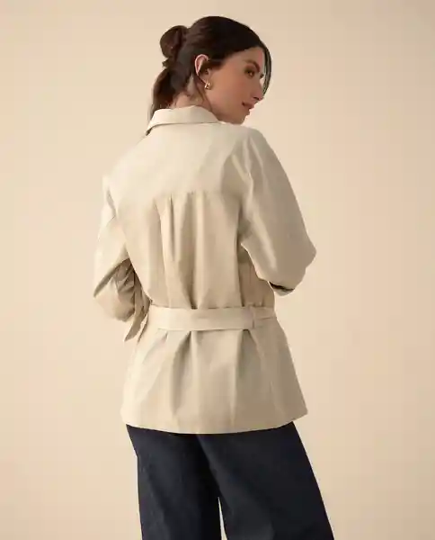 Chaqueta Crudo Beige Claro Talla M 621G002 Esprit