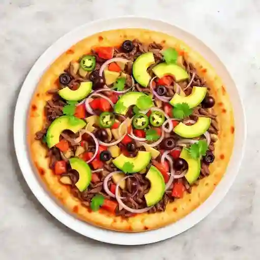 Pizza barbacoa picosa