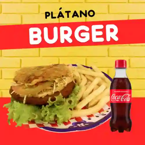 Combo Plátano Burger - Pollo Apanado