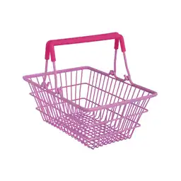 Organizador de Acero Tipo Cesta Rosa Serie Miniso