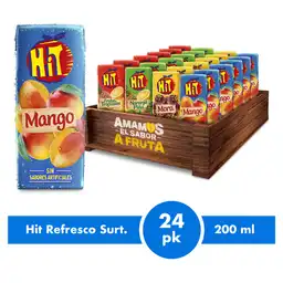 Hit Refresco Sin Conservantes Sabores Surtidos