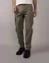 Pantalón Hombre Verde Talla 30 x 30 5034342 American Eagle