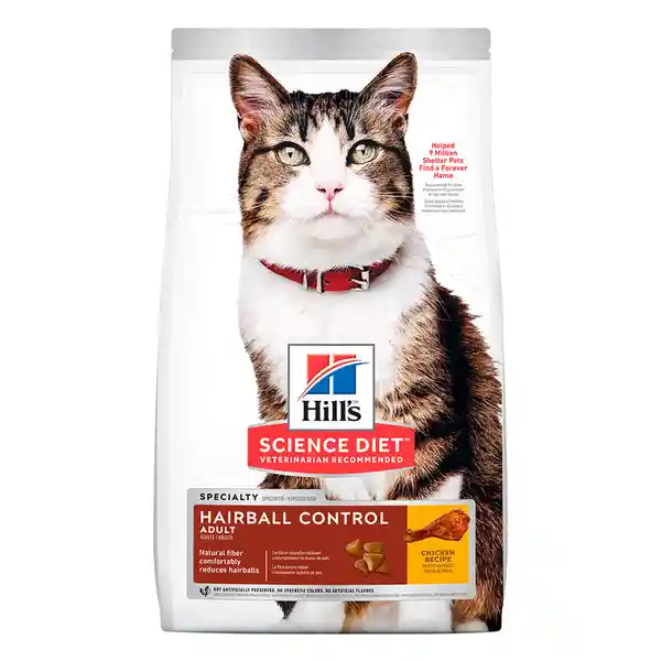 Hills Alimento Hairball Control de Bolas de Pelo Gato Adultos