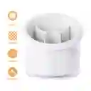 Organizador 3 Compartimentos Serie Silver Gray Gris Claro Miniso