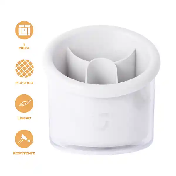 Organizador 3 Compartimentos Serie Silver Gray Gris Claro Miniso