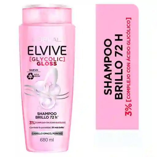 Elvive Shampoo y Acondicionador Glycolic Gloss