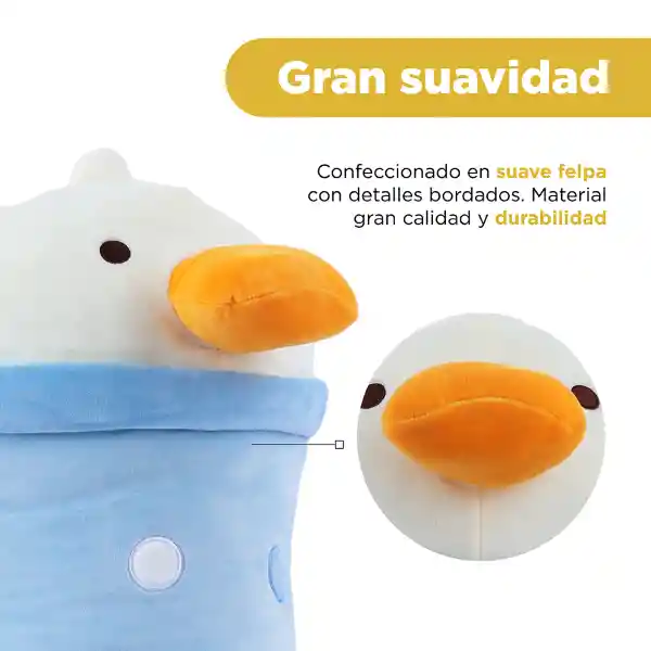 Peluche Pato Buceador Serie Milk Tea Miniso