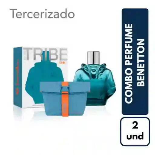 Combo Perfume Benetton Cool Edt 90 mL + Bnt Tribe