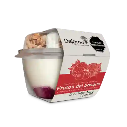 Yogurt Griego Parfait Sin Azucar Frutos Del Bosque X 160 gr