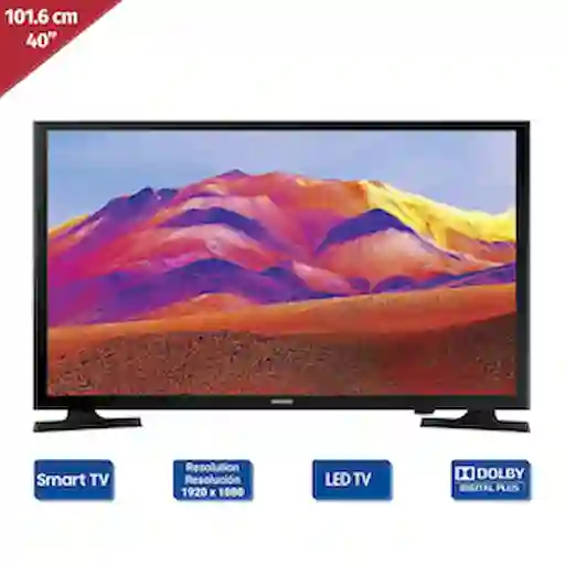 Samsung Televisor 40″ Full Hd Smart Tv Un40T5290Akxzl