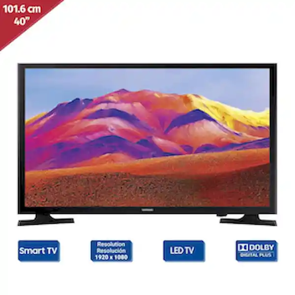 Samsung Televisor 40″ Full Hd Smart Tv Un40T5290Akxzl