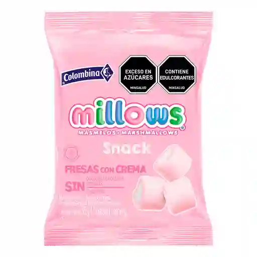 Millows Fresas Con Crema 35 g