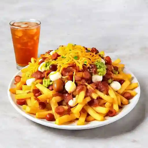 Papas Con Todo Extra Grande (4 Personas)