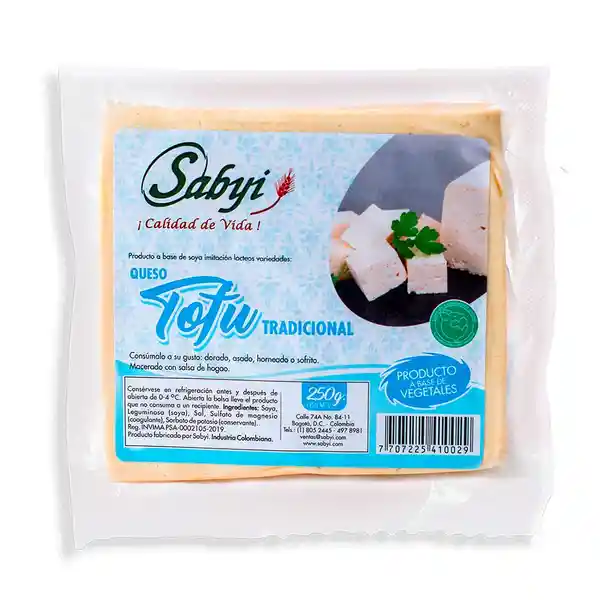 Queso Sabyi de Soya Duro