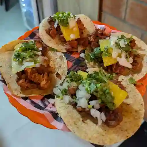 Tacos de pastor x 4