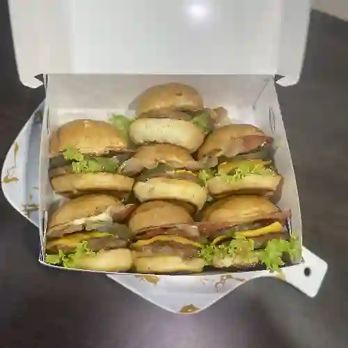 Combo 7 Hamburguesas + Papas