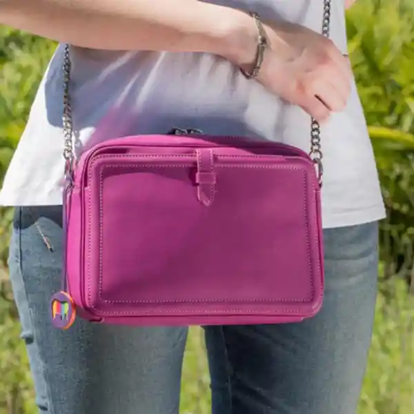 Mywalit Bolso Crossbody Mediano Dubai Sangría