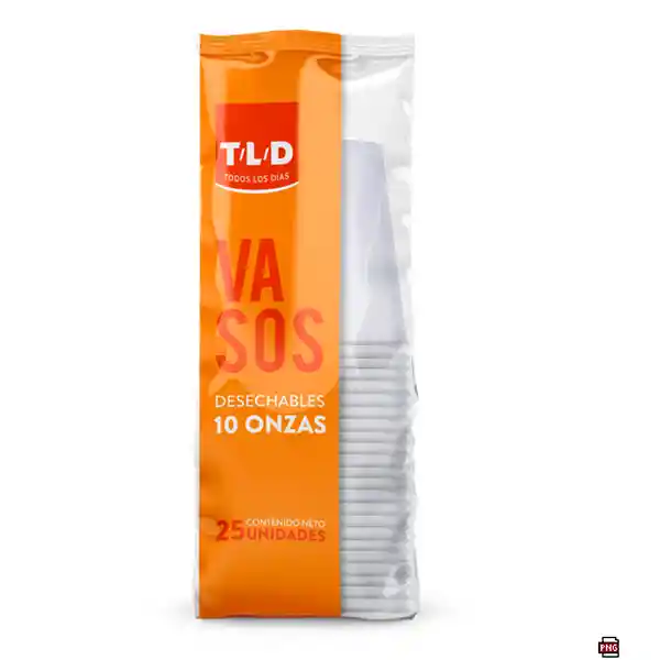 Vaso Blanco 10 Oz Tld