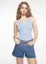 Top Frozen Celeste Talla 20 Niñas Mango
