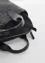 Bolso M Gardenia Negro Talla 99 Mujer Mango