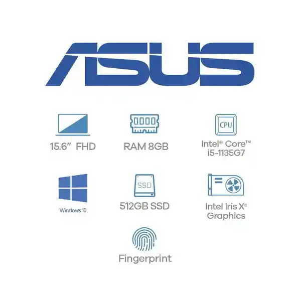 Asus Portatil Ci5 8Gb 512Gb Ssd