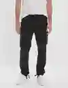 Pantalón Para Hombre Negro Talla 38 x 32 American Eagle