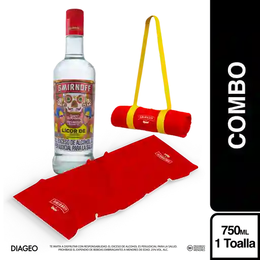 Combo Smirnoff Spicy Tamarind 750 ml + Toalla Smirnoff