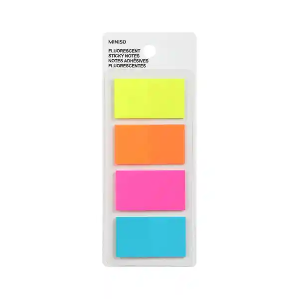 Post-It Pet en 4 Colores Tamaño Mediano Miniso