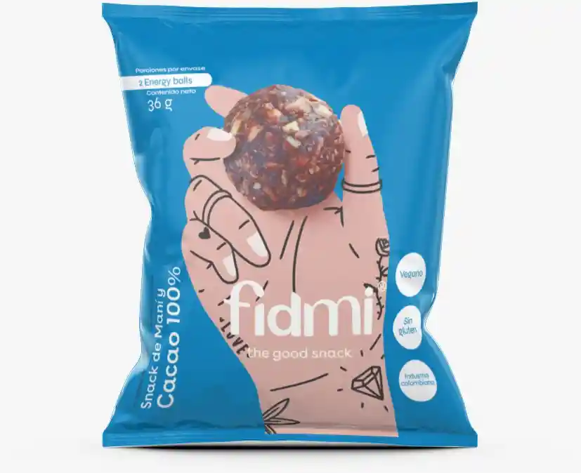 Fidmi Energy Balls Cacao 100% 