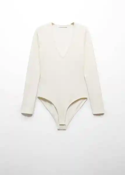 Body Sea-L Offwhite Talla S Mujer Mango