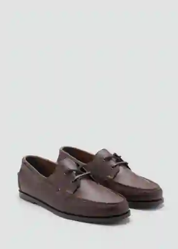 Zapatos Nautic Marrón Talla 42 Hombre Mango