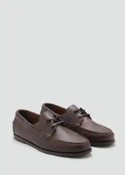 Zapatos Nautic Marrón Talla 42 Hombre Mango