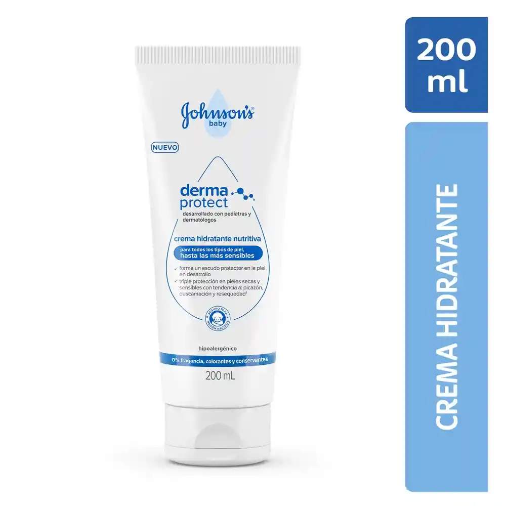 Crema Corporal Bebé JOHNSON'S Derma Protect x 200 ML