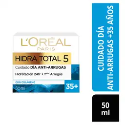  Loreal Paris Hidra Total 5 Crema Facial Humectante Antiedad +35