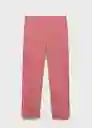 Pantalón Vicky Rojo Talla S Mujer Mango