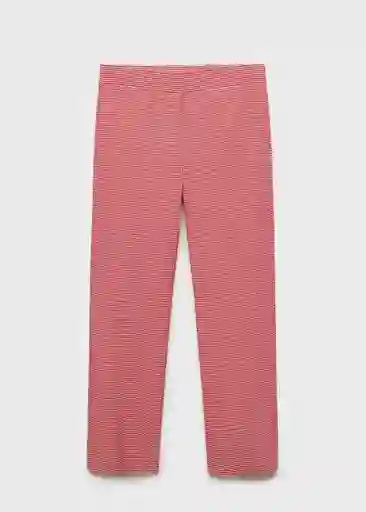 Pantalón Vicky Rojo Talla S Mujer Mango