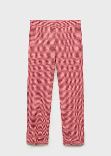 Pantalón Vicky Rojo Talla S Mujer Mango